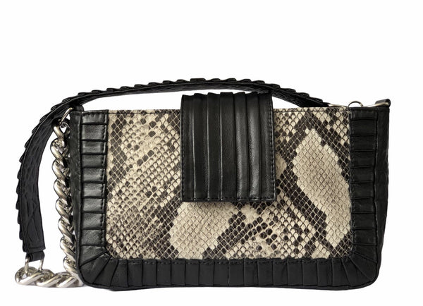 Julieta Beige snake - doble vista -