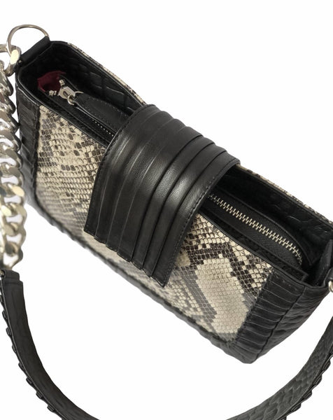 Julieta Beige snake - doble vista -